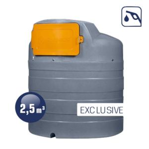 Dieseltank 2500 liter Plast Dobbeltmantlet ECO